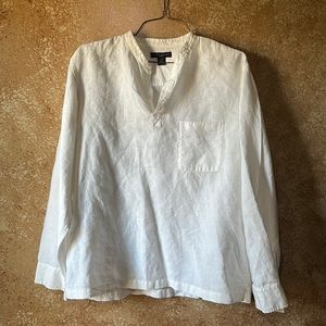 Banana Republic linen long sleeve shirt XL
